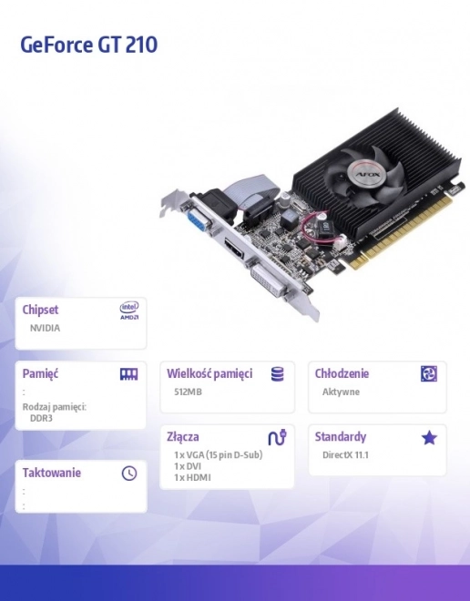 GeForce GT210 grafička kartica 512MB DDR3