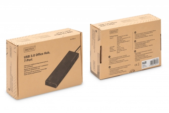 USB 3.0 hub s 7 portova, aluminijski