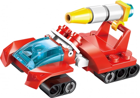 Futurističko vozilo i robot u jednoj kutiji
