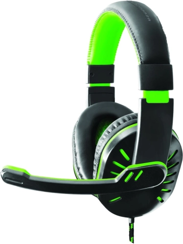 Gaming slušalice s mikrofonom Crow zelene