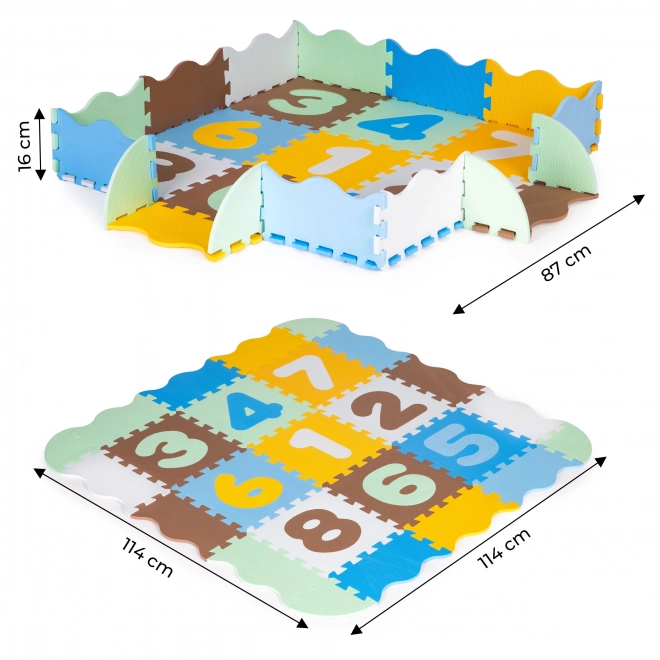 Edukativna pjenasta podloga puzzle ograda, podloga za djecu