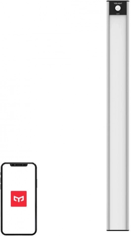 yeelight svjetlo za ormar 40 cm, srebrno, 2700 K