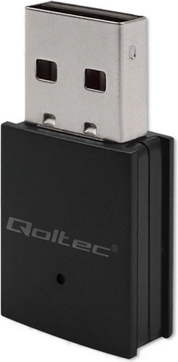 Mini bežični Wi‑Fi AC adapter s Bluetooth 4.0 QOLTEC, USB, do 600 Mb/s