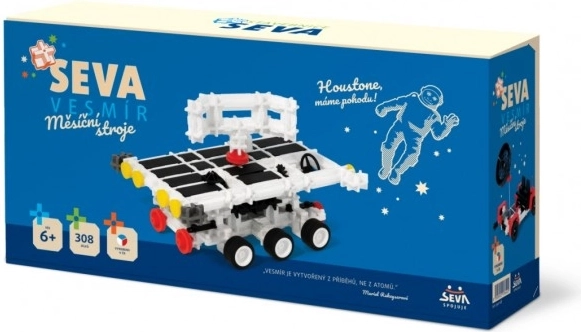 Konstruktorski set SEVA SVEMIR Mjesečevi strojevi plastika 308 kom u kutiji 31x16x7 cm