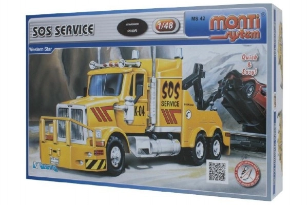 Komplet Monti System MS 42 SOS Služba Western zvijezda 1:48 u kutiji 22x15x6cm