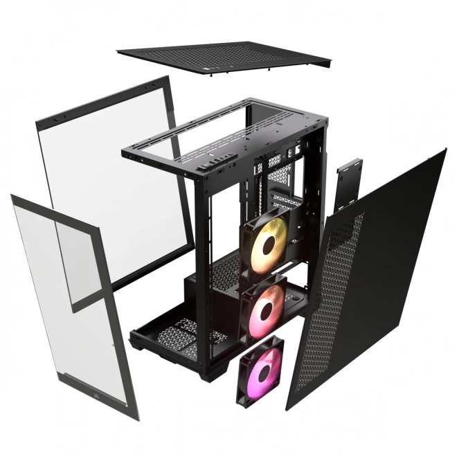 Računalno kućište Mid-Tower 3500X ICUE LINK RGB TG crna