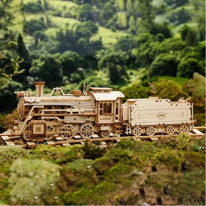 Lokomotiva - Parni Express - 3D drvene puzzle