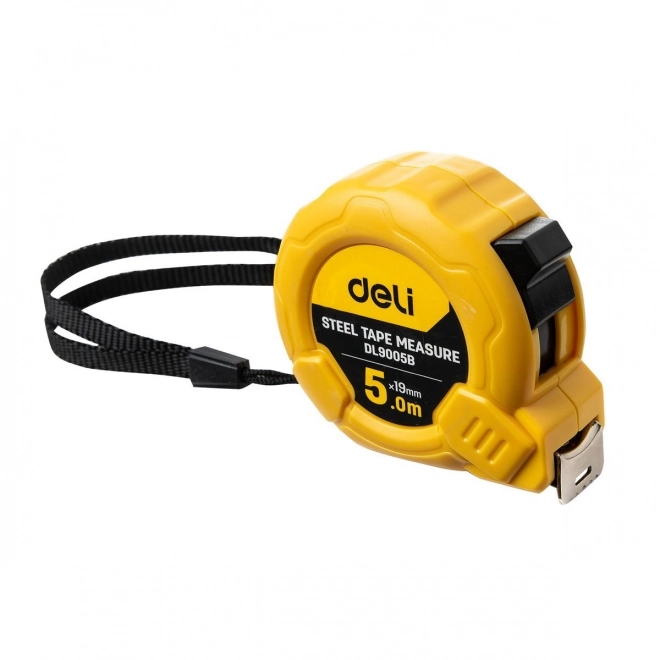 Metar 5m/19mm Deli Tools EDL9005B (Žuta)
