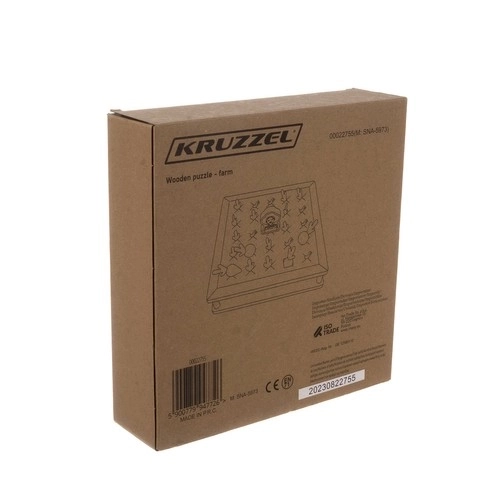 Drvene puzzle - farma Kruzzel 22755