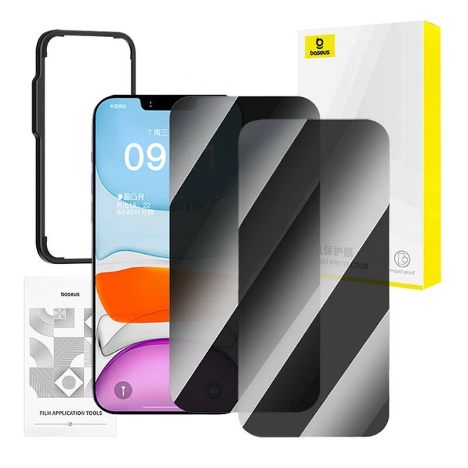 Baseus Superior matno zaštitno staklo za iPhone 11 Pro/X/XS + 2x set za čišćenje i EasyStick