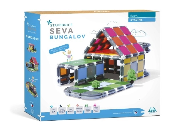 Konstruktorski set SEVA Gradimo Bungalov