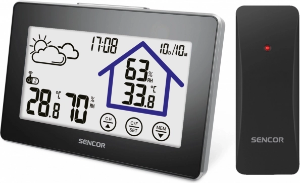 Stolna meteorološka stanica s dodirnim LCD zaslonom