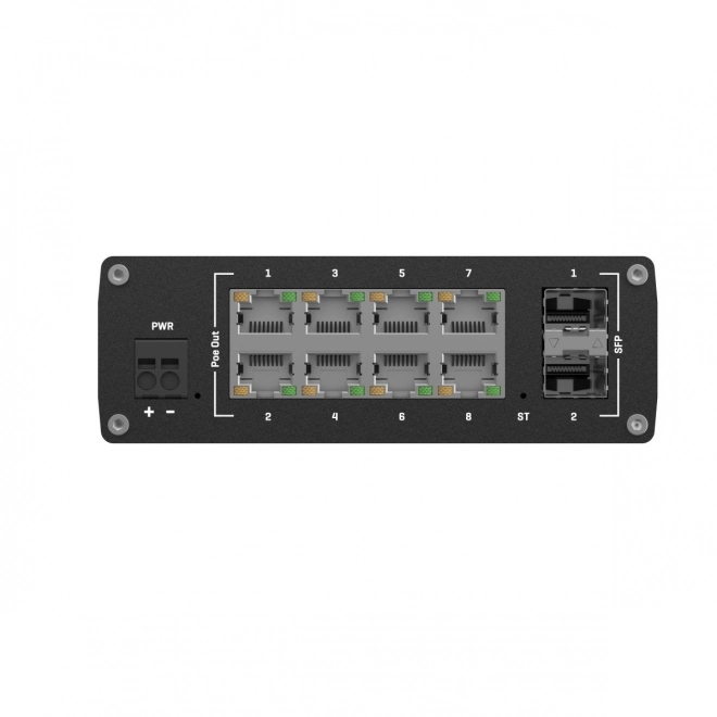 Industrijski upravljani prekidač TSW202 2xSFP 8xPoE+ L2/L3