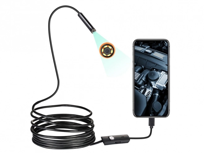 Endoskopska inspekcijska kamera android pc usb 5m led