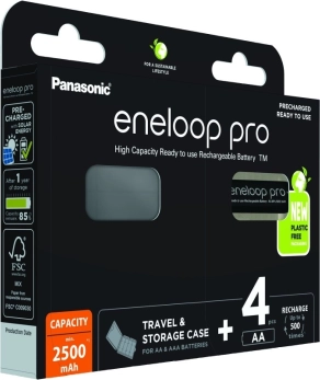 Eneloop PRO punjive baterije AA 2500 mAh 4 kom s kutijicom