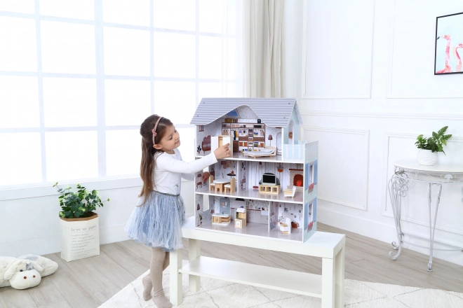 Kučica za lutke s namještajem Residence Emma ECOTOYS