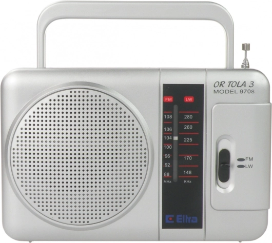Prijenosni radio ELLRA Tola srebrni