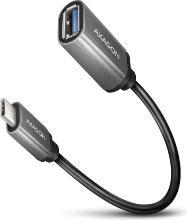 AXAGON RUCM-AFAC kabelski adapter USB-C na USB-A, 0,2 m, 3 A, aluminijski završeci