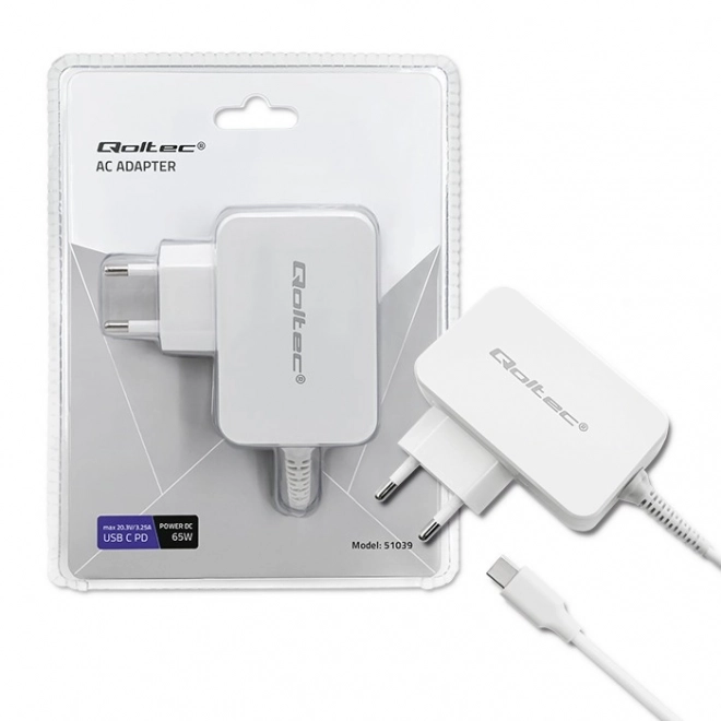 Mrežni adapter USB-C 65 W Power Delivery Bijeli