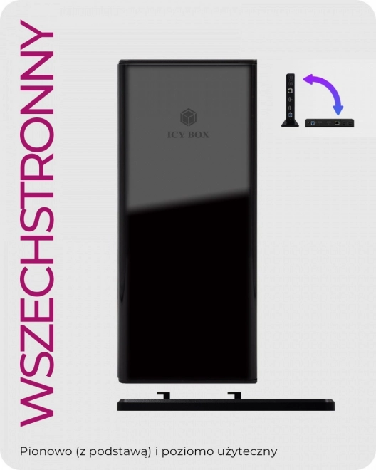 Stolna priključna stanica Icy Box DisplayLink