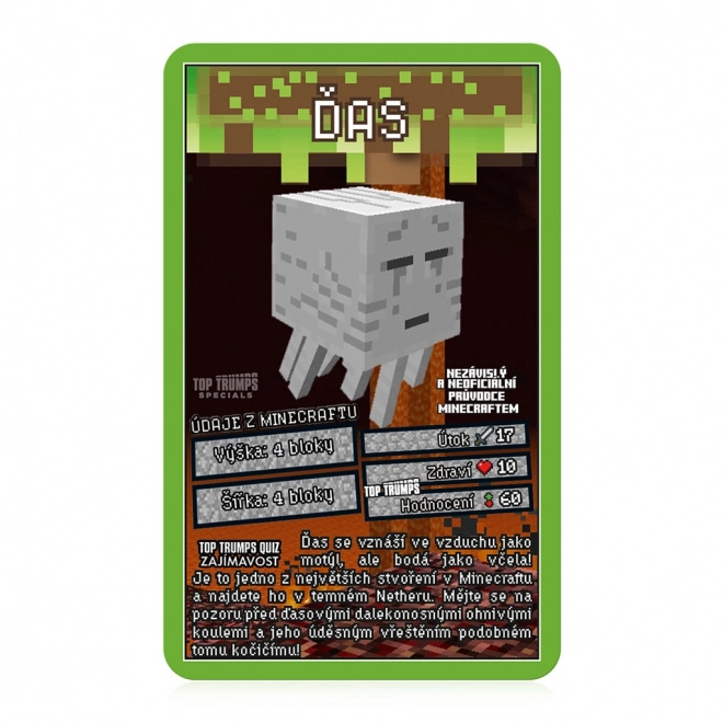 Kartonska igra Top Trums Minecraft