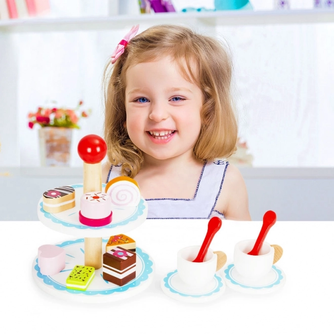 Drveni set za torte Ecotoys