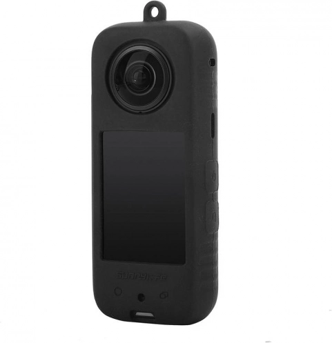 Silikonska zaštitna maska Sunnylife za Insta360 X3, crna