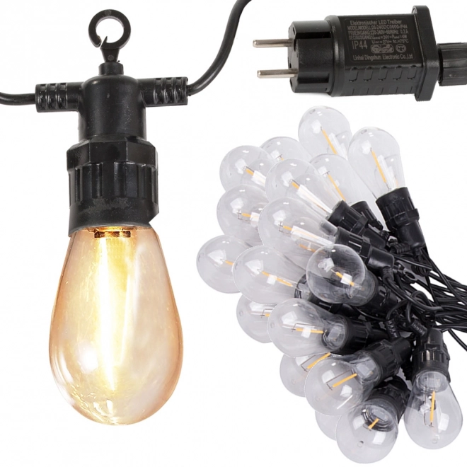 Vrtna svjetlosna girlanda s 20 LED žarulja