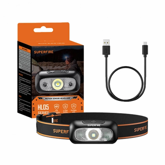 Čeona Lampa Superfire HL05-D, 110 lm, USB