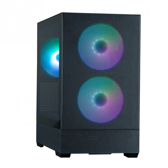 Ormar P30 Air mATX Mini Tower s ARGB ventilatorima crna