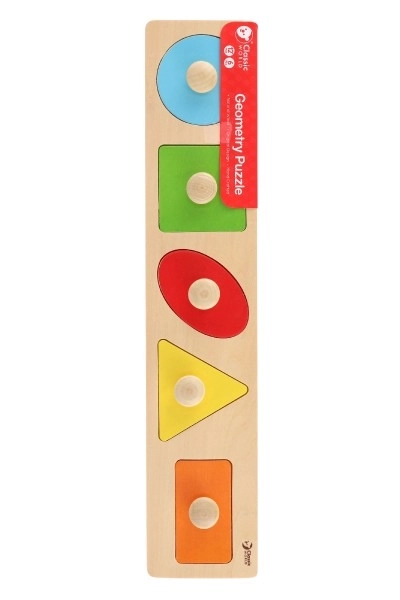 Drvena igračka s geometrijskim oblicima - 5 dijelova