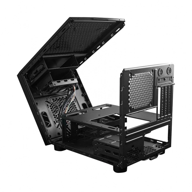 Crna računalna kućišta mATX Cube Mesh Series