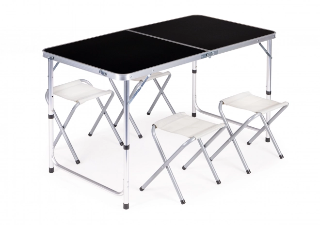 Složivi kamp set sa stolom i četiri stolice