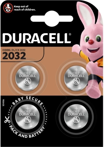 Baterije Duracell CR2032 4 kom