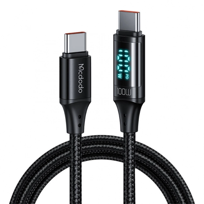 Kabel Mcdodo CA-1100 USB-C na USB-C, 100 W, 1,2 m (crni)