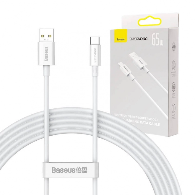 Kabel USB-C Baseus Superior Series 65W, 2m bijeli