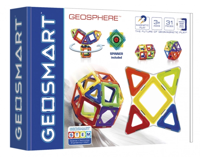Magnetni komplet za gradnju GeoSmart GeoSphere - 31 dijelova