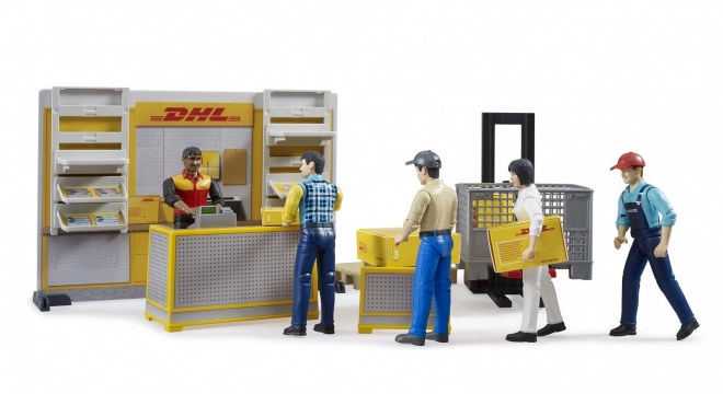Bruder BWORLD Dostavna slu7eba DHL s dodatnom opremom