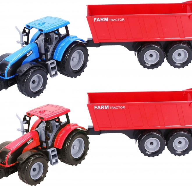Traktor s prikolicom i zamašnjakom 42 cm