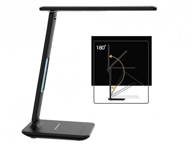 Moderna školska stolna lampa s USB i Qi punjačem
