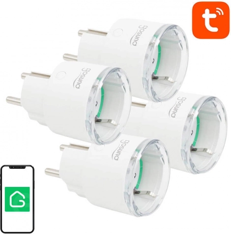 Pametna Wi‑Fi utičnica s mjerenjem potrošnje GOSUND SP111 3680 W 16 A – Paket od 4