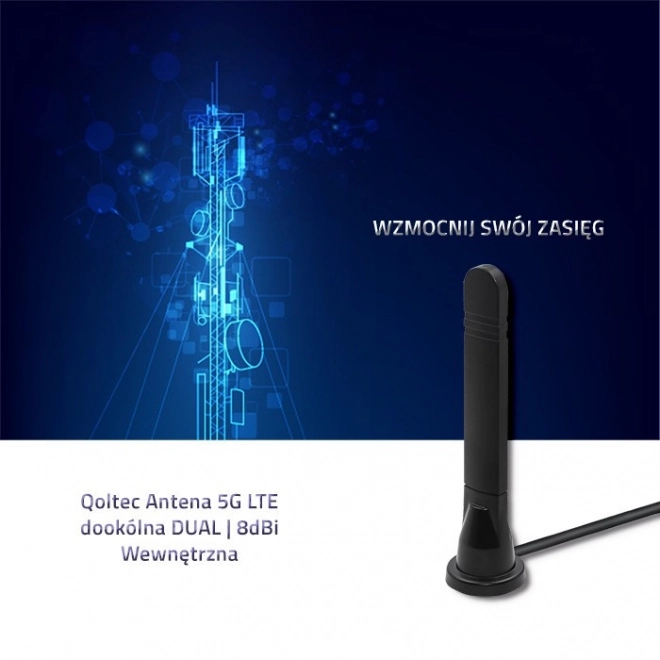Antena 5G LTE višesmjerna DUAL 8 dBi za unutarnju upotrebu