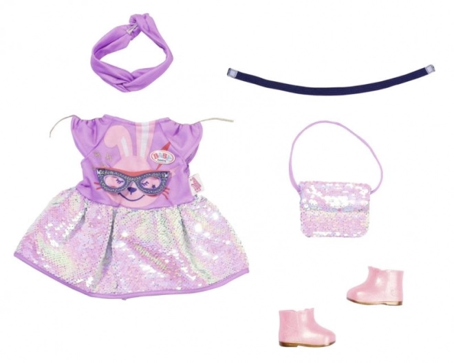 Baby Born haljine za lutku od 43 cm - Set za rođendansku proslavu
