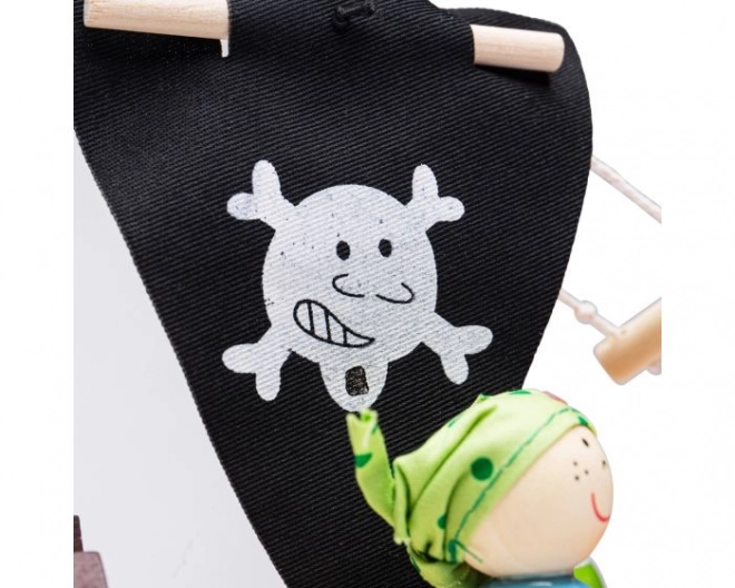 Drvena gusarska lađa s priborom od Bigjigs Toys