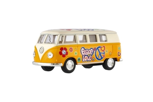 Autobus Kinsmart VW Klasični kov/plast 13 cm na povlačenje