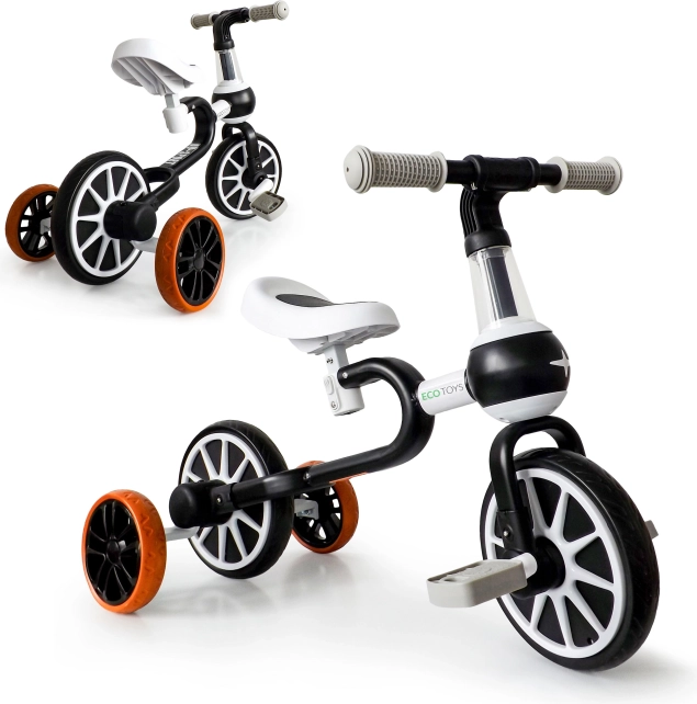 Guralica i bicikl 4u1 crni ECOTOYS