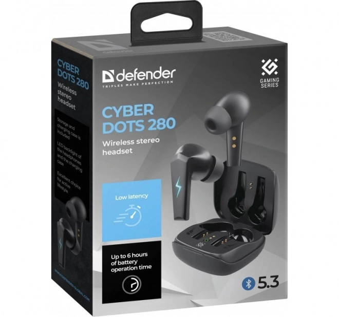 Bežična slušalica CyberDots 280 gaming crna
