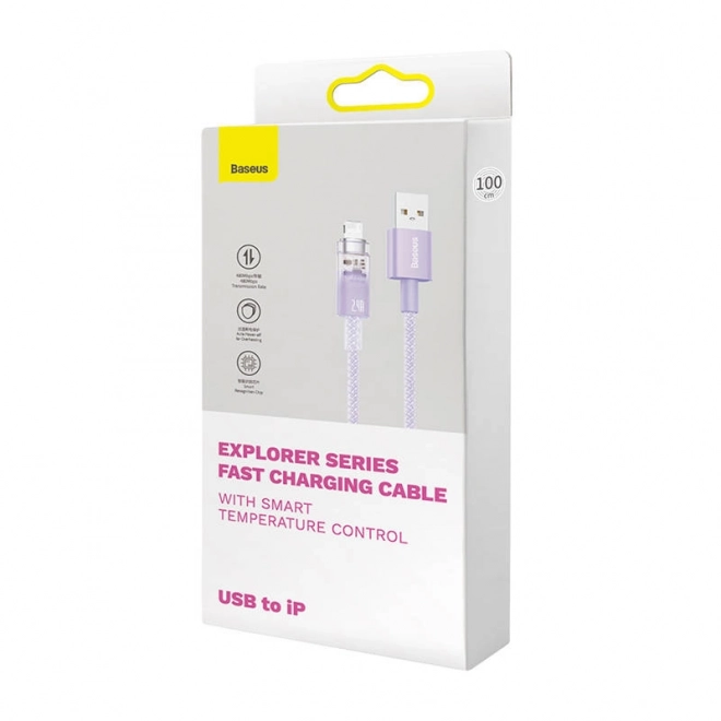 Brzi punjač USB-A na Lightning Baseus Explorer Series 1m