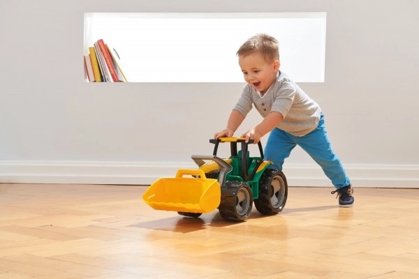 Dječji traktor s lopatom Zeleno-Žuti