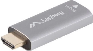 Adapter HDMI (M) na DisplayPort (F) 4K srebrni